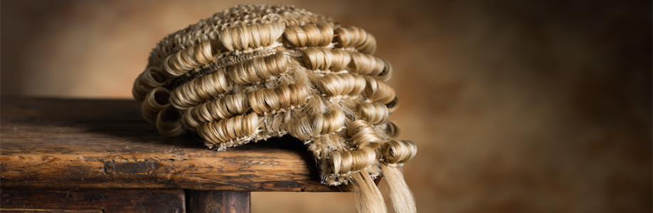 Courtroom wig